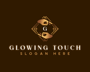 Elegant Hands Wellness logo design