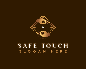 Elegant Hands Wellness logo design