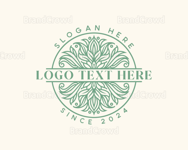 Elegant Flower Garden Logo