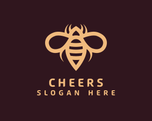 Bee Sting Insect Logo
