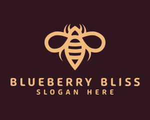 Bee Sting Insect logo design