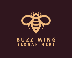 Bee Sting Insect logo design