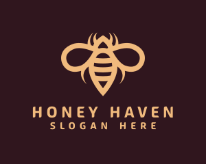 Beekeeping - Bee Sting Insect logo design