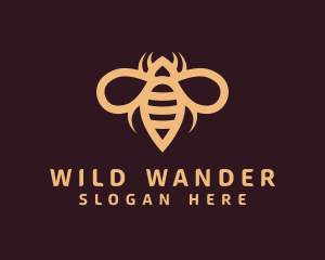 Bee Sting Insect logo design