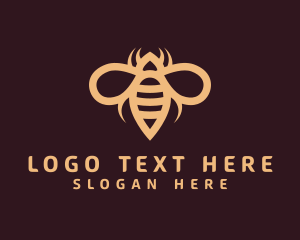 Bee Sting Insect Logo