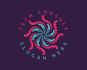 Tentacles Abstract Wave Logo