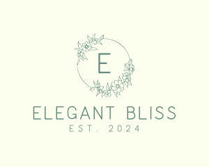 Flower Spa Wreath Logo