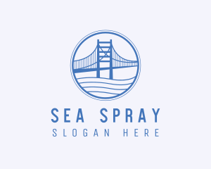 Sea Bridge Infrastructure logo design