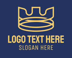 Company - Yellow Royal Crown logo design