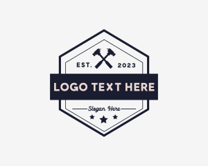 Badge - Handyman Carpentry Tool logo design