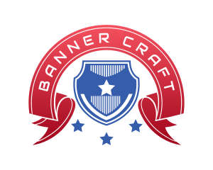 Banner - Shield Star Banner logo design