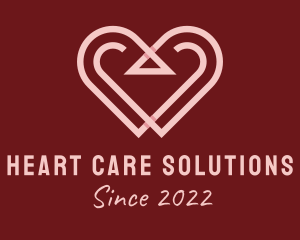 Dating Heart Valentines  logo design