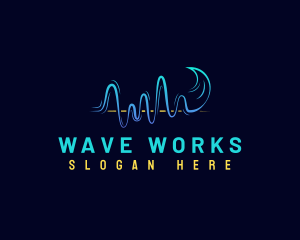 Music Sound Wave logo design