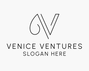 Generic Business Letter V logo design