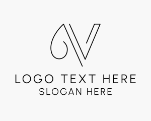 Generic Business Letter V Logo