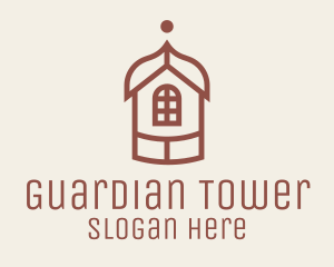 Red Turret Window logo design