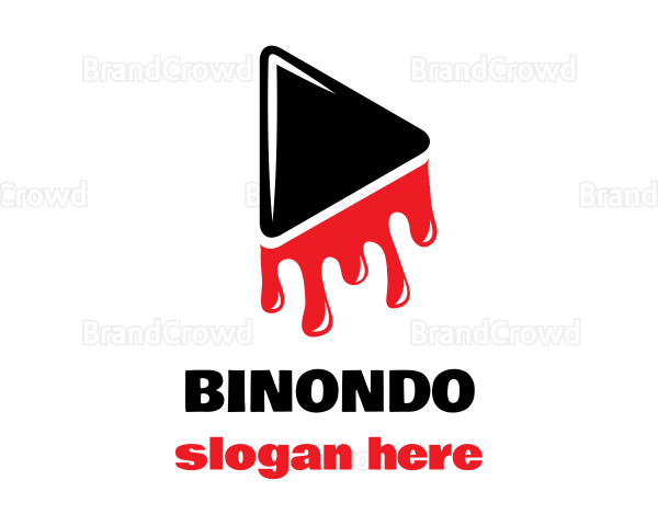 Bloody Play Button Logo