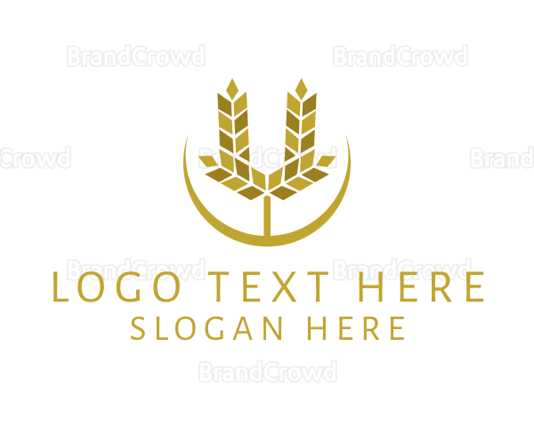 Modern U Wheat Logo