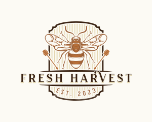 Honey Farm Harvest logo design