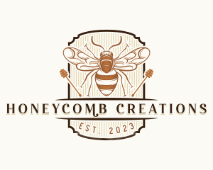 Honey Farm Harvest logo design