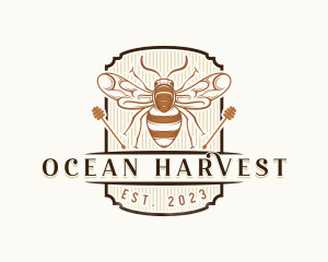 Honey Farm Harvest logo design