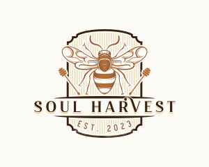 Honey Farm Harvest logo design