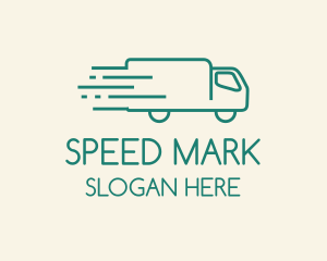 Green  Moving Truck logo design