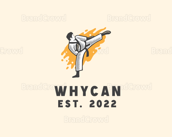 Taekwondo Martial Arts Logo