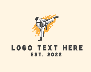 Karate - Taekwondo Martial Arts logo design