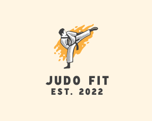 Judo - Taekwondo Martial Arts logo design