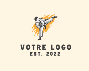 Capoeira - Taekwondo Martial Arts logo design