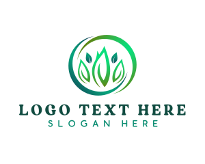 Plants - Grass Leaf Landscape logo design