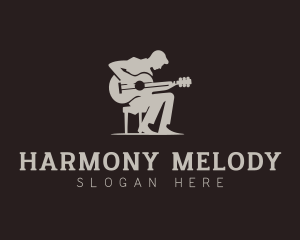 Instrument - Guitar Acoustic Instrument logo design