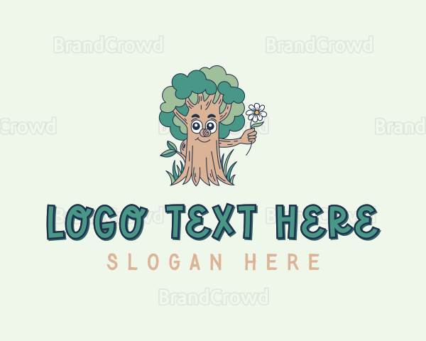 Floral Tree Garden Logo