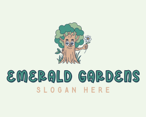 Floral Tree Garden logo design