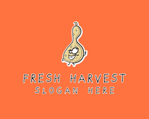 Veggie - Cartoon Potato Veggie logo design