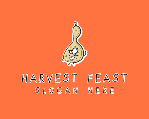 Cartoon Potato Veggie logo design