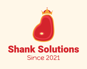 Shank - Steak Meat King logo design