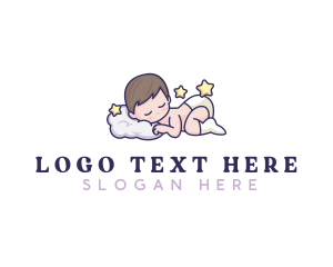 Cloud - Sleeping Baby Dream logo design