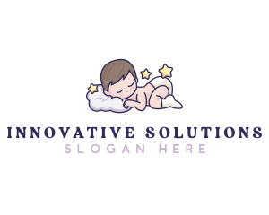 Baby Sitter - Sleeping Baby Dream logo design