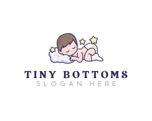 Diaper - Sleeping Baby Dream logo design