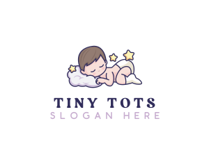 Baby - Sleeping Baby Dream logo design