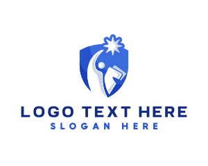 Leader - Secured Human Success logo design