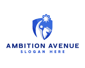 Ambition - Secured Human Success logo design