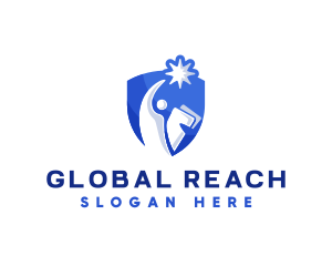 Reach - Secured Human Success logo design