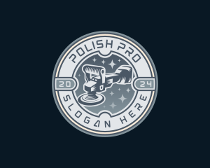 Polish - Restoration Detailing Polisher logo design