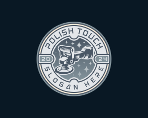 Polish - Restoration Detailing Polisher logo design