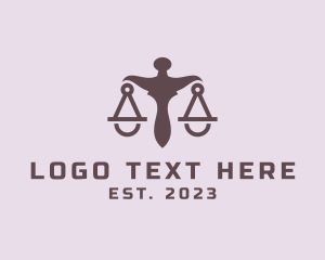 Criminologist - Judicial Law Firm logo design