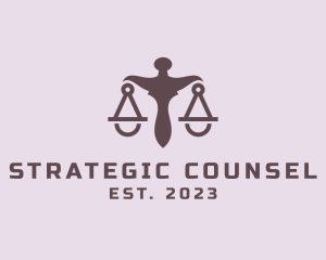 Counsel - Judicial Law Firm logo design