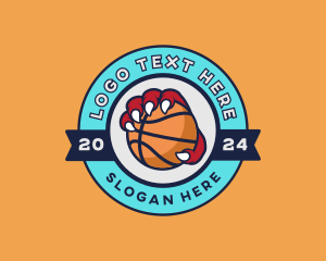 Tournament - Basketball Beast Claw logo design